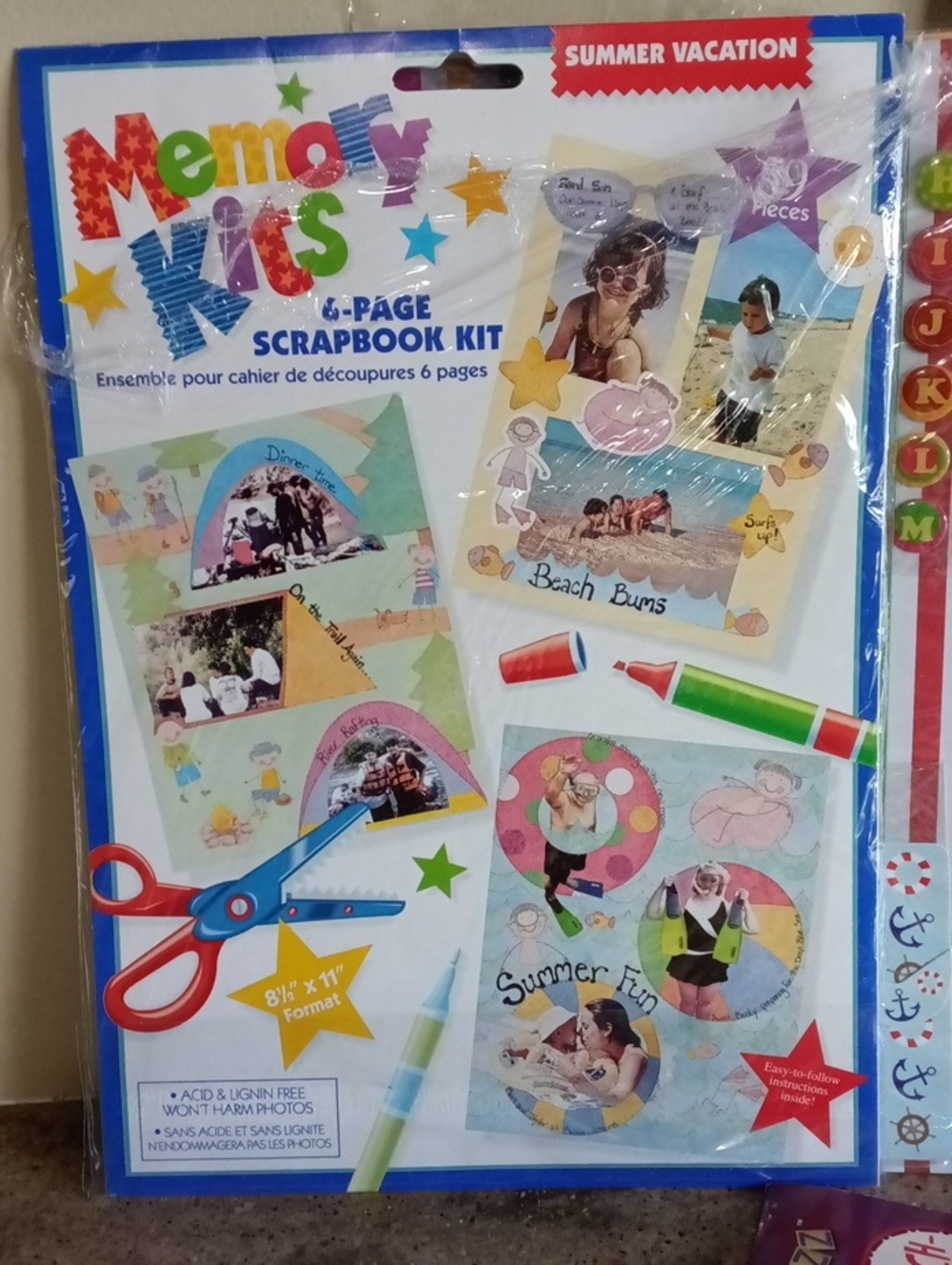 Assorted Multicolor Kid Scrapbook Paper & Sticker Bundle - Picture 2 of 11